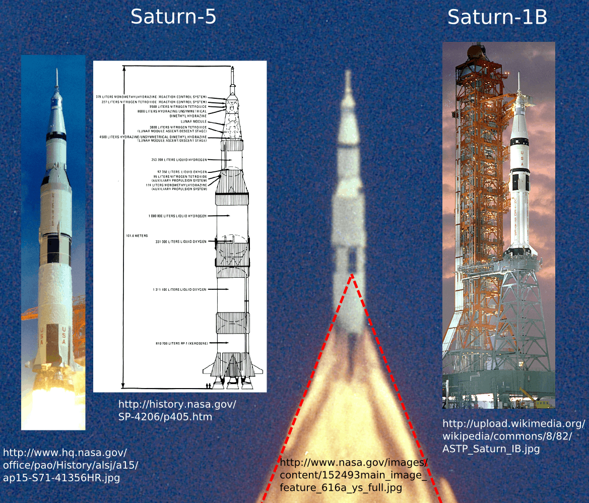 Чертеж ракеты сатурн 5